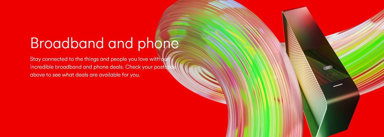 Virgin Media Homepage